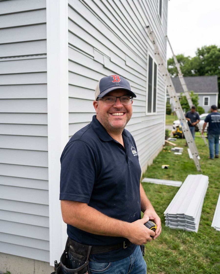 Tim Casserly of Neighborhood Home Solutions on a job site